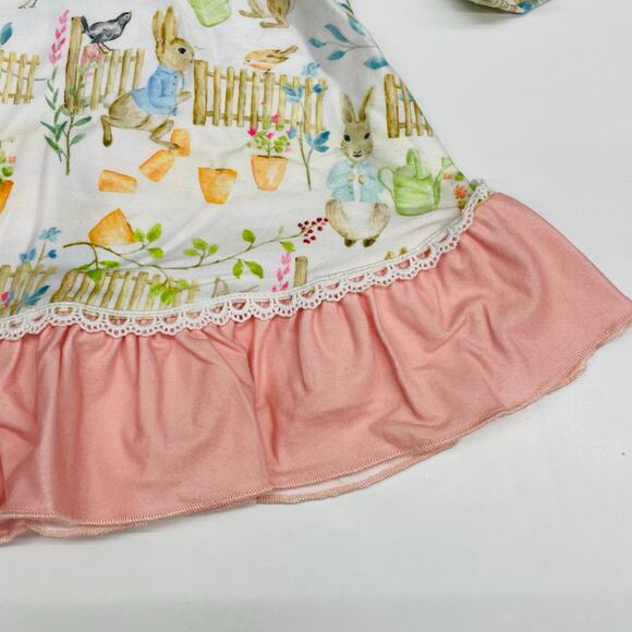 NWT Evie's Closet 12M Funny Bunny Gown - Picture 3 of 7